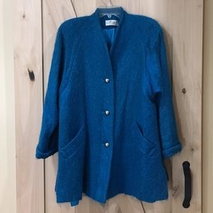 Vintage Mohair Coat Mayfair of California Medium